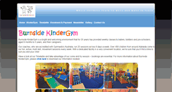 Desktop Screenshot of burnsidekindergym.org.au